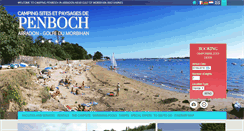 Desktop Screenshot of en.camping-penboch.fr