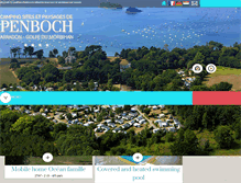 Tablet Screenshot of en.camping-penboch.fr